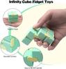 Cube Fidgeting Small Infinity Cube Game Cube Stress Relief Magic Puzzle Flip Toy Suitable For  And  Gift For Kids