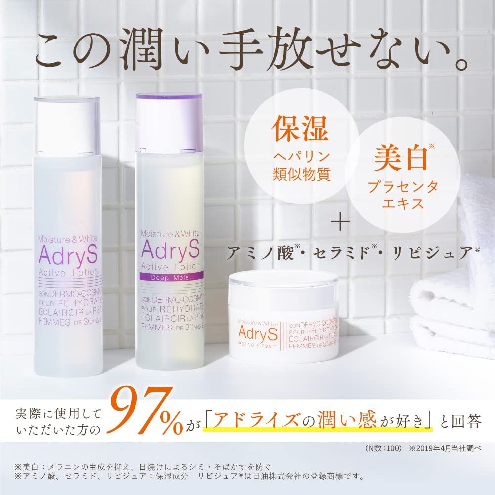 Taisho Pharmaceutical AdryS Active Lotion Deep Moist Toner Dry Care 120mL Quasi-drug