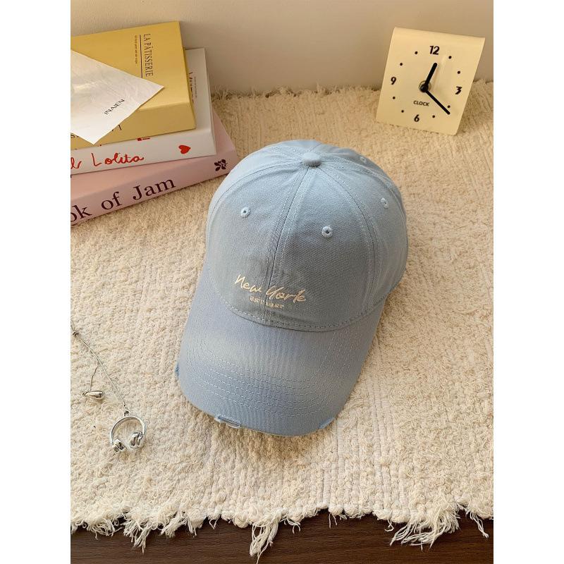 Spring And Summer Japanese Casual Letter Soft Top Cap Men'S And Women'S Versatile Street Face Small Baseball Cap