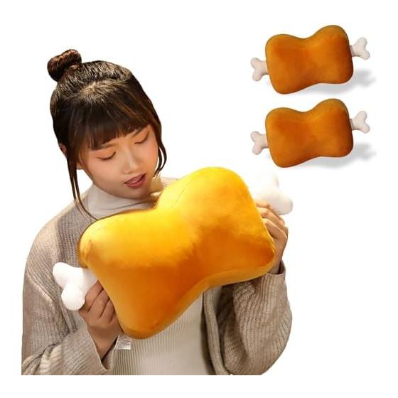 сумка игрушка кость мясо набитая игрушка подушка подушка для сна мясо кость смешные товары манга мясо подарок (Набор из 2)