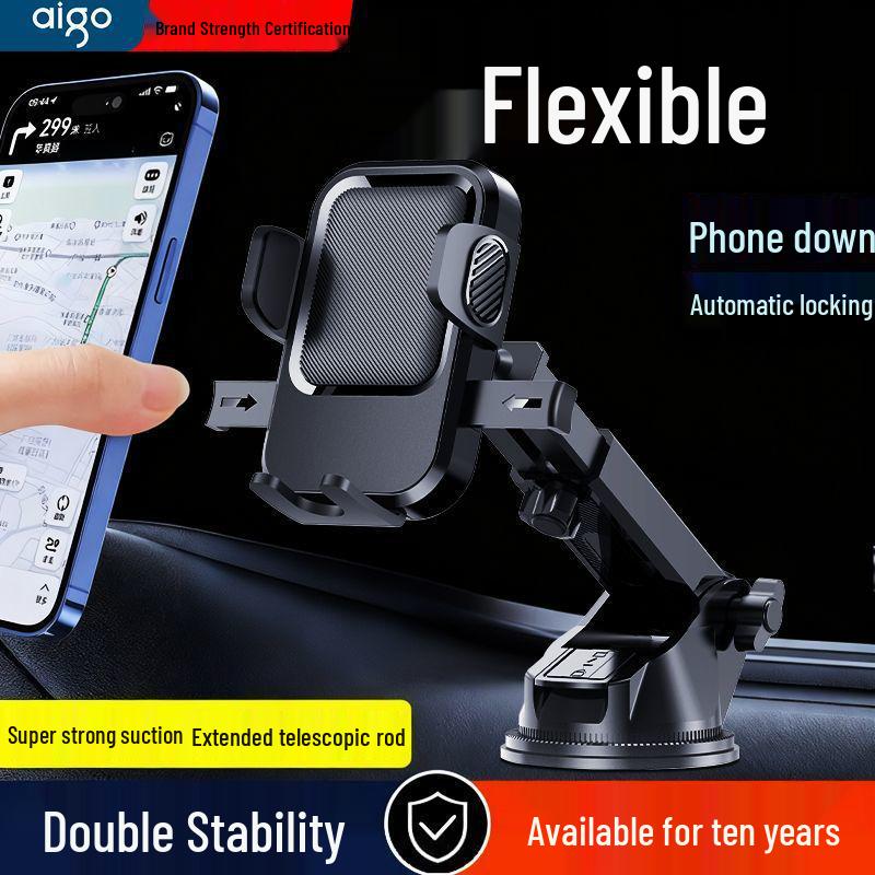 Rotatable Shockproof Car Dashboard Phone Holder with Suction Cup