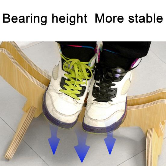 Dřevěný rám Přenosný stojan na jízdní kola Vysoká stabilita Silná nosnost Bez otřepů Polička na kolo s hladkým okrajem Parkovací stojan na kolo