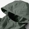 Women's Solid Color Long Sleeved Hooded Outdoor Suit Windproof And Waterproof Thin Jacket