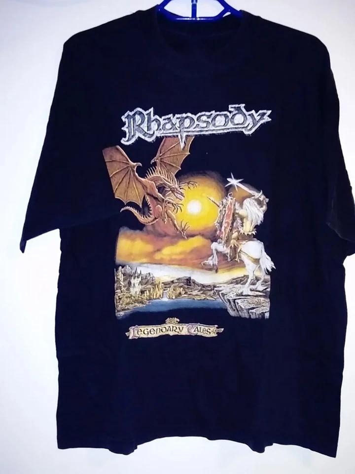 Vintage Rhapsody of Fire Legendary Tales TShirt S to 5XL Unisex T-Shirt XXL