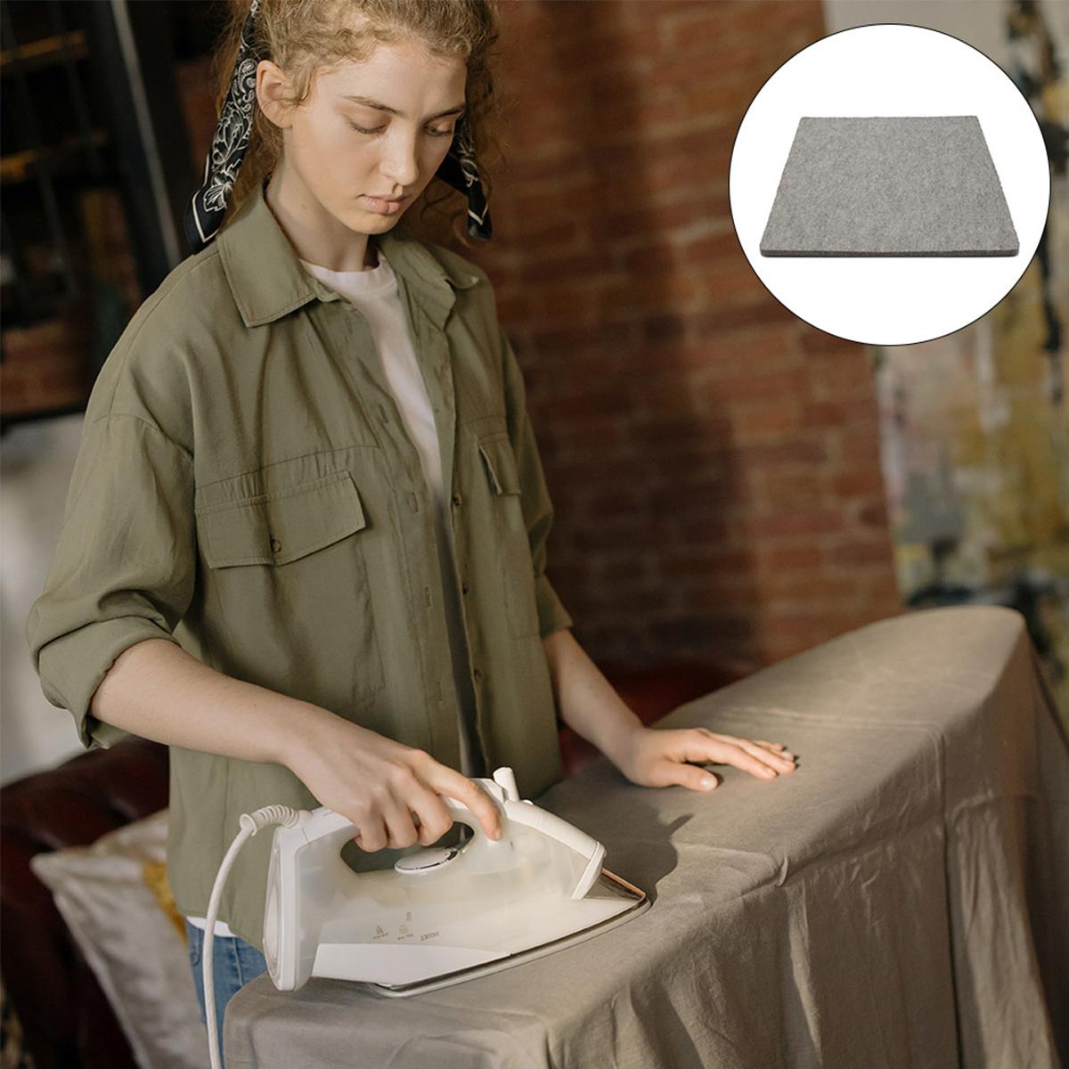 

Felt Ironing Household Board Heat-resistant Pad Supply Pressure Portable Accessory Accessories серый