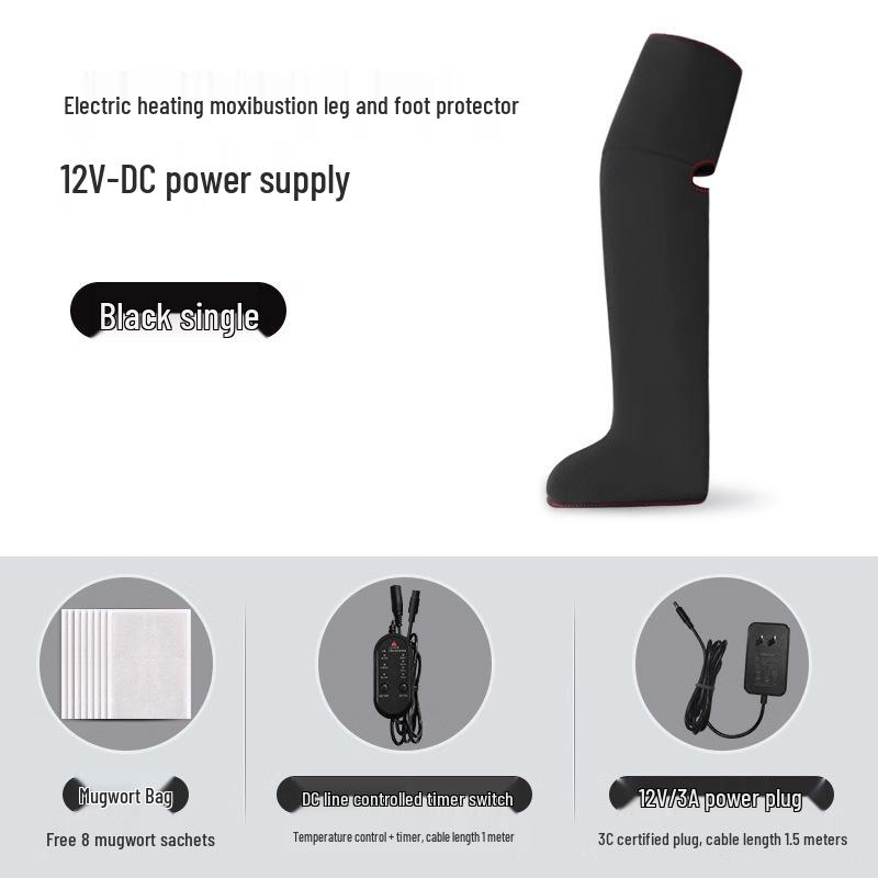 Electric Heated Knee Brace Massager for Joint Pain and Cold Protection