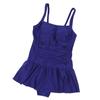 Women's Fashion Strap Waist Color One-Piece Slim Fit Swimsuit