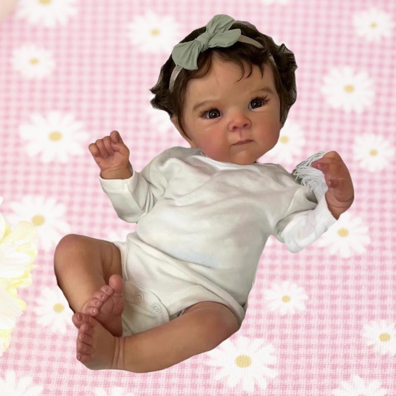 Realistic Reborn 18in Baby Dolls Open Eyes Lifelike Girl Children Toy Xmas Gift