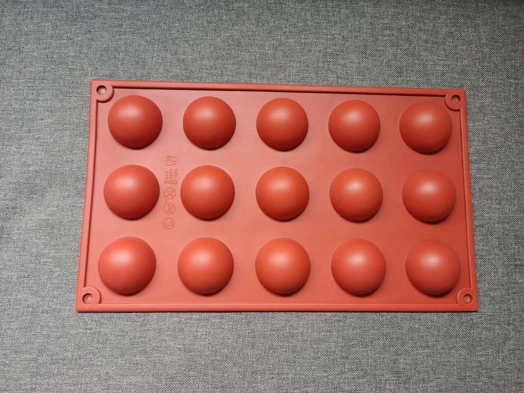 3D Hemisphärische Silikonform Form Runde Halbkugel Schokoladenform Pudding Gelee Backform DIY Kuchenform