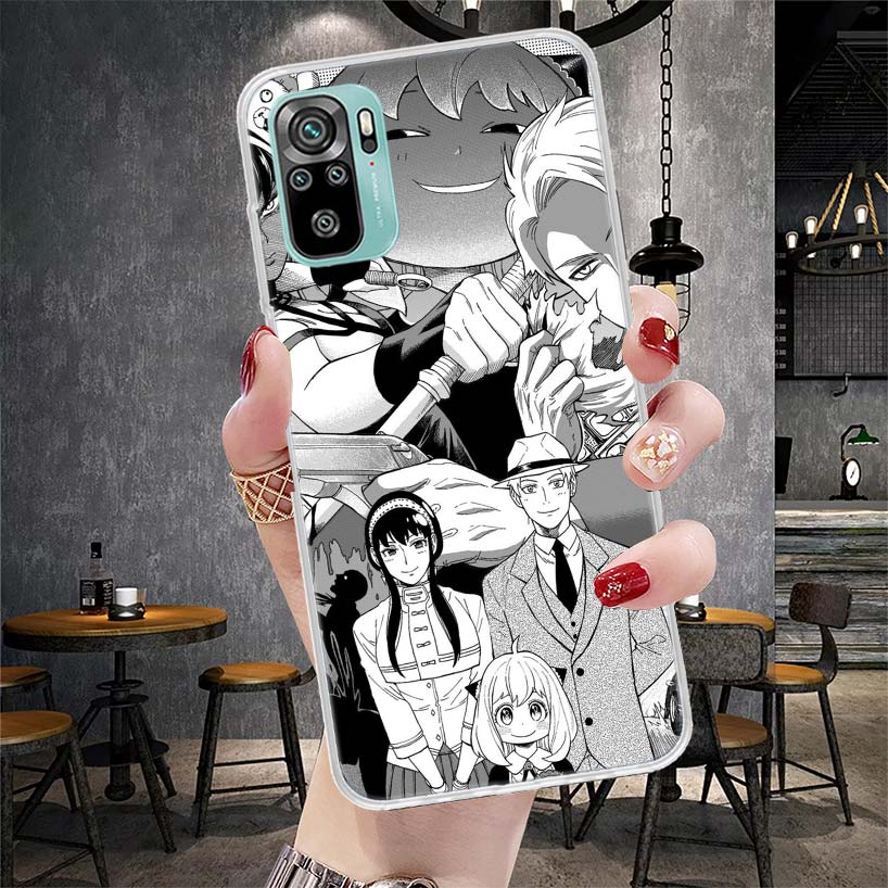 Anime Spy Family Soft Phone Case For Xiaomi Redmi Note 15 14 14S 13 12 Pro Plus 12S 11 11S 11E 10 10S 11T 5G Fundas Coque Redmi