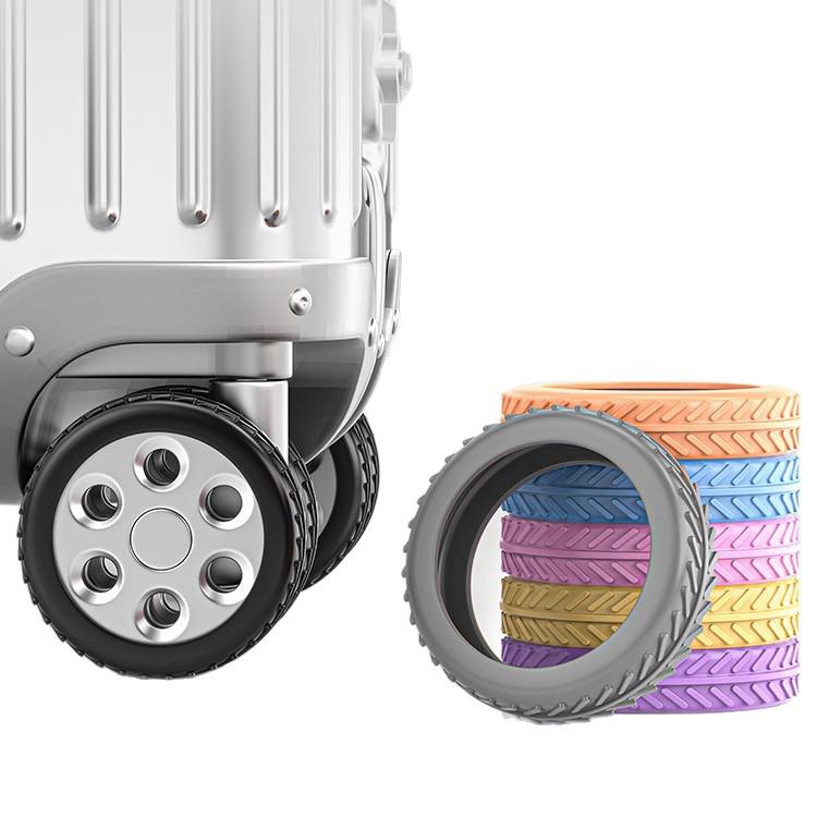 Newcomer Discount: Silent Silicone Protective Cover for Suitcase Wheels