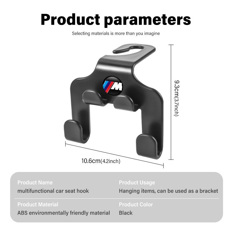 Car Seat Back Hook Phone Holder Auto Interior Accessories For BMW X1 X2 X3 X4 X5 X6 X7 G20 G30 6GT E46 E90 E60 F10 E39