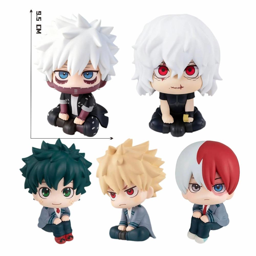 Nuevo My Hero Academia (MHA): Figura de PVC Chibi Linda de Tomura Shigaraki / Izuku Midoriya / Katsuki Bakugo | Modelo de Juguete Coleccionable
