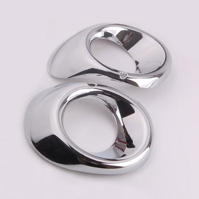 2 Peças Cromadas ABS Carro Farol de Nevoeiro Dianteiro Lâmpada Cobertura Guarnição Moldura Decorar Ajuste Para Mitsubishi Outlander 2013-2015 Estilo do Carro