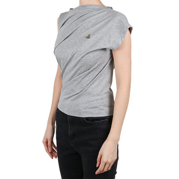 Vivienne WeStwood Women S Hebo Short Sleeve Tee Gray Melange