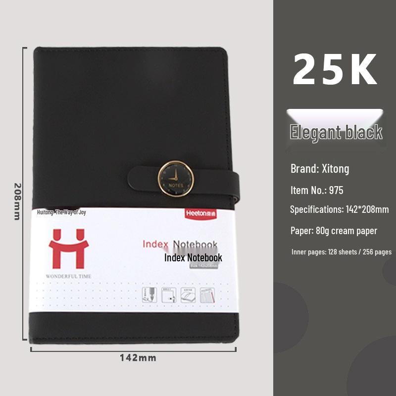 Xitong 975 A5 Notebook with Index, Business and Student Meeting Book