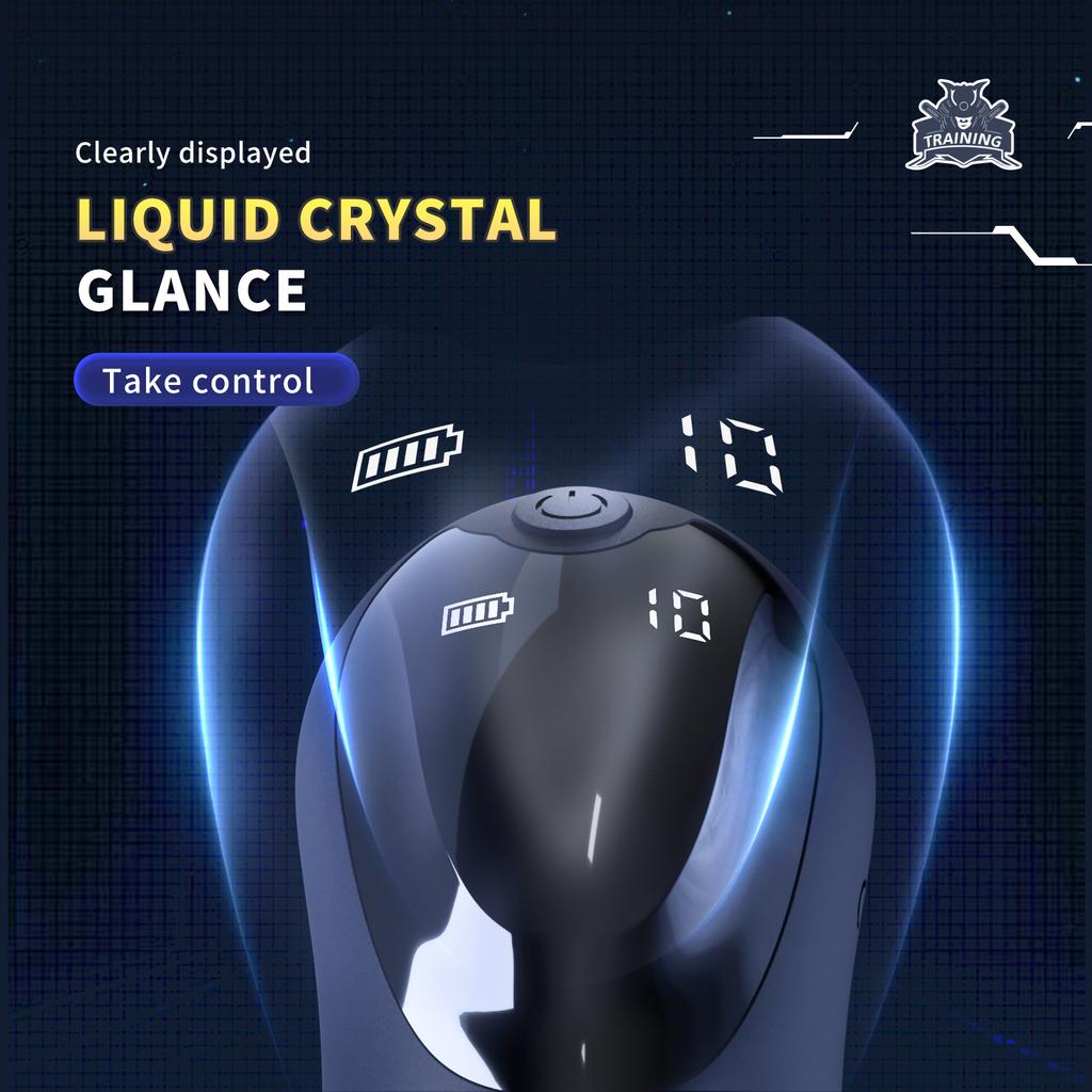 Jucării Sexuale Antrenament Penis Vibrator Bărbați Stimulator Masaj Gland pentru Întârzierea Ejaculării Masturbator Masculin cu Ciupire de Degete 18+