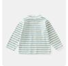 DUUDUU Striped Long Sleeve T-Shirt for Baby Boys & Girls - 2025 Korean Style Base Layer