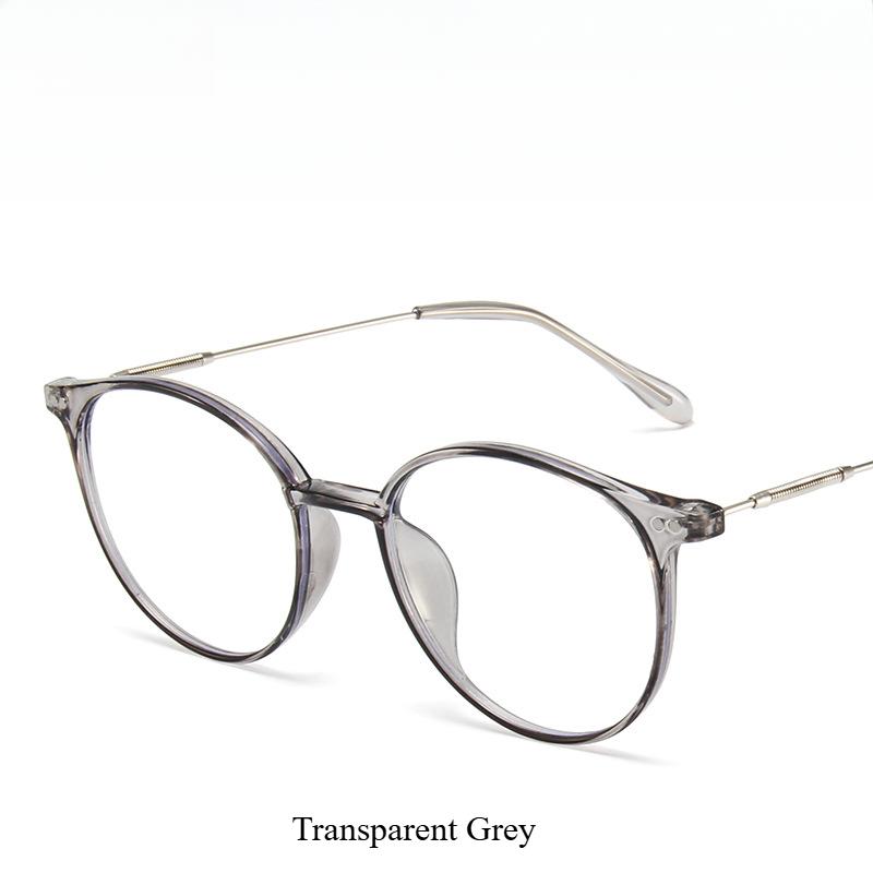 Neutral Retro Trendy Glasses Men And Women Round Anti Blue Glasses Frame Optical Lenses Arrival  Computer Reading Eyeglasses