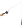 Plastic Simulation Telescopic Pet Cat Funny Teaser Dangler Rod Stick with   Catnip Interactive Training Toy