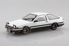 1/32 Toyota Sprinter Trueno Custom (Hi-Tech Two-Tone) Aoshima Car Plastic Model Raku-Pura Snap Kit No. 11CU-WB