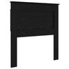 Headboard In Black Oak Effect 75 Cm Engineered Wood