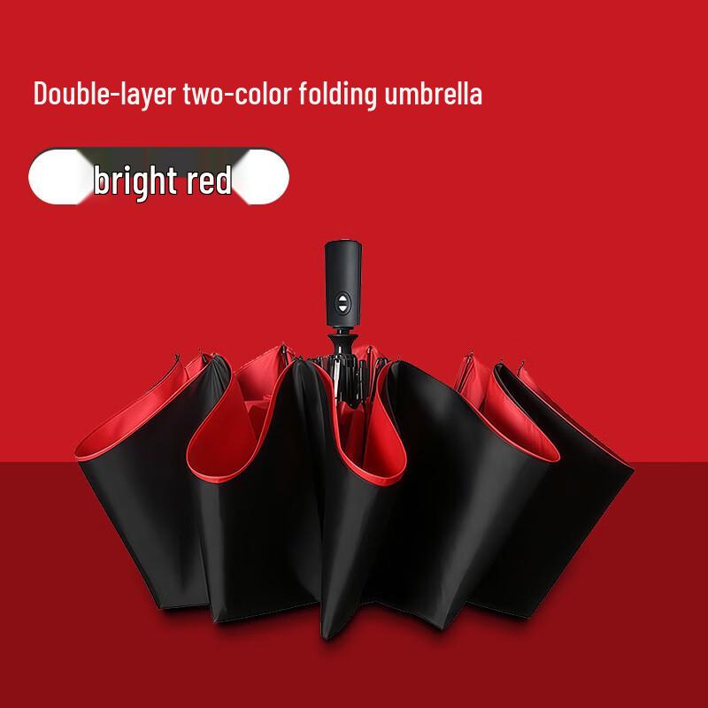 

UOSU Men s Business Double-Layer Automatic Folding Umbrella