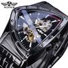 Winner Style Men'S Fashion Casual Hollow Triangle, Automatic Mechanical Watch