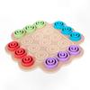 Classic Wooden Strategy Game Rings for Kids and Adults, Perfect for Holiday Gifting