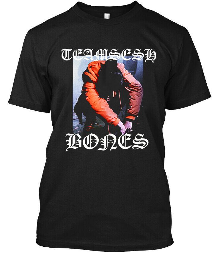 NEW! Popular Bones Teamsesh American Music Graphic Retro Logo T-Shirt Size S-4XL Unisex T-Shirt