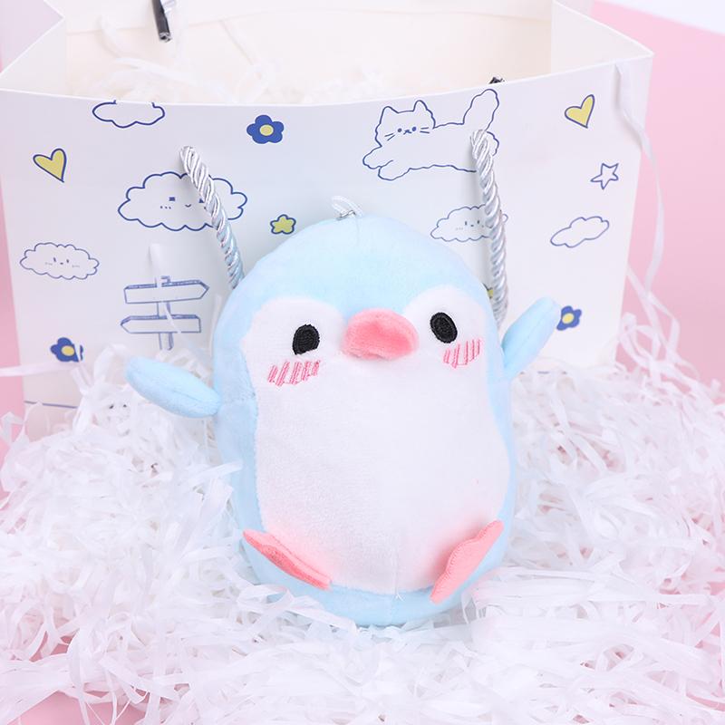 Lovely 12CM Penguin Stuffed Plush Toy Baby Kid's Gift Key Chain Plush Toy Doll