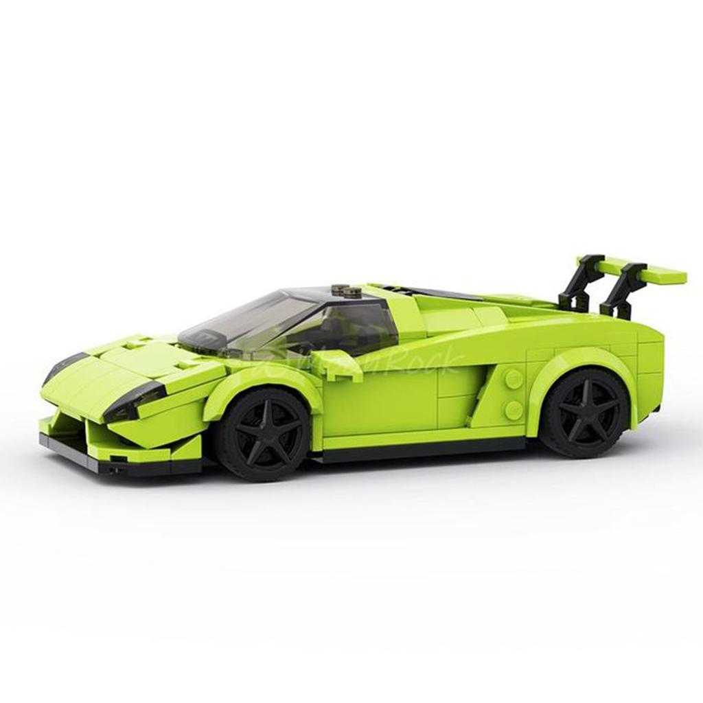 Building Block Compatible 71778 Building Block Gallardo Lp560 8 Grid Assembly Ornament Model