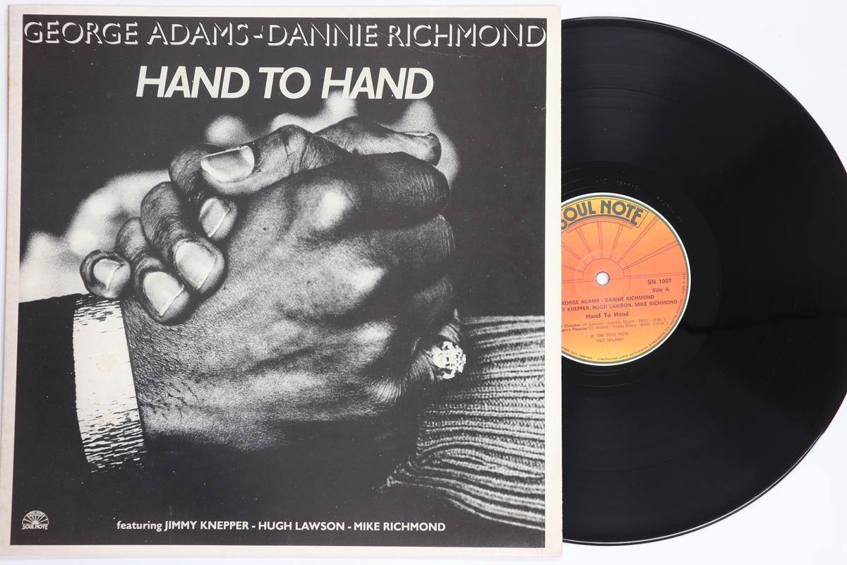 

LP Record GEORGE ADAMS DANNIE RICHMOND Hand To Hand SN1007 SOUL NOTE 1980 Italy Jazz Used
