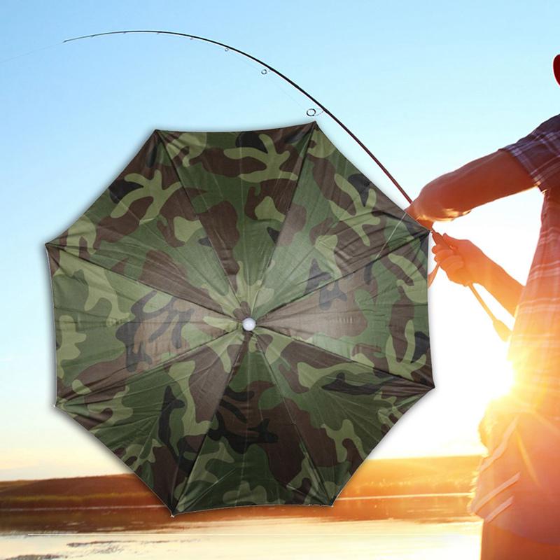 Buy 65cm Portable Outdoor Umbrella Hat 