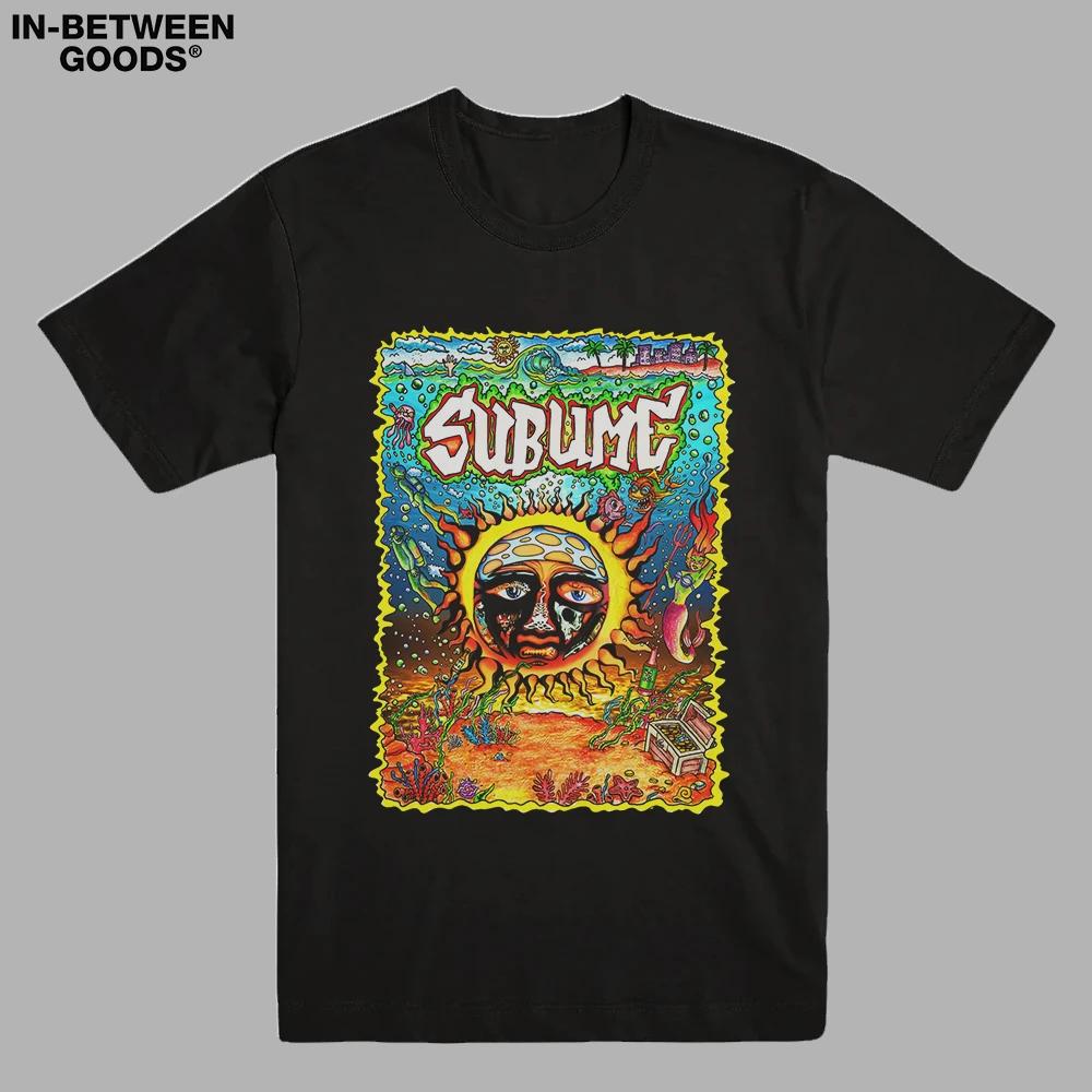 Pop Band SUBLIME T-Shirt Men's Summer Sweat-absorbing Breathable Top Cotton Crew Neck Short Sleeve Men's Clothing