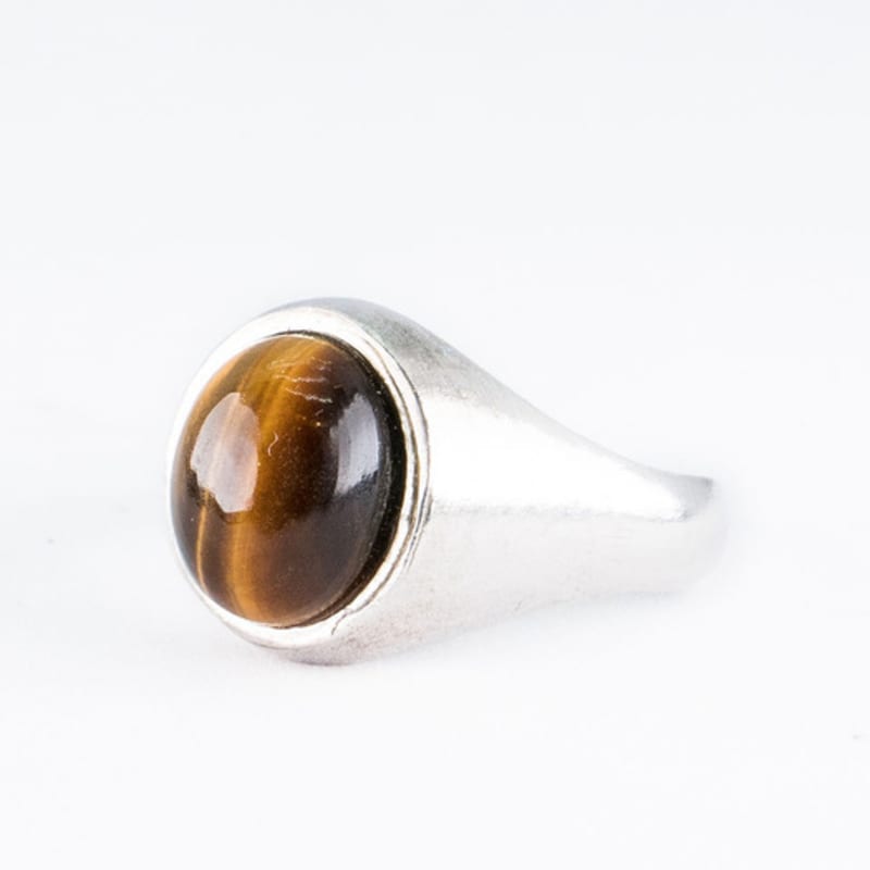 

HARANG HR 234R_Tiger Eye Silver Ring No. 27