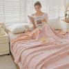 LISM Gauze Jacquard Summer Thin Quilt Blanket