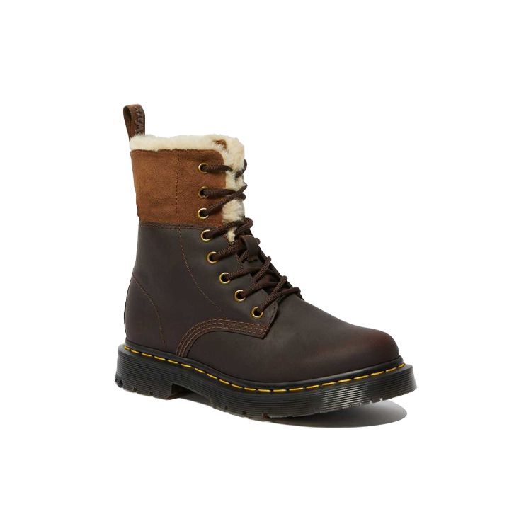 Dr. Martens 1460 Wintergrip Women Boots Dark-Brown 24014201