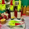 Christmas Decorations:  Christmas Hats, Christmas Lollipop Caps, Christmas Hat Knife And Fork Covers, Wine Bottle Caps, Decorative Items