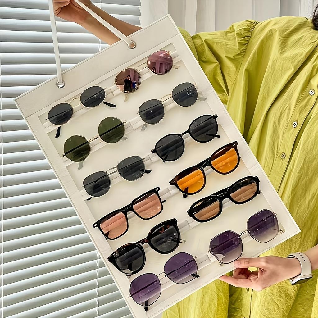 Filz Wandmontierter Brillenorganizer Leichte Aufbewahrung für Brillenpräsentation, für Schlafzimmer oder Wohnzimmer, Brillenhalter, Hängeregale