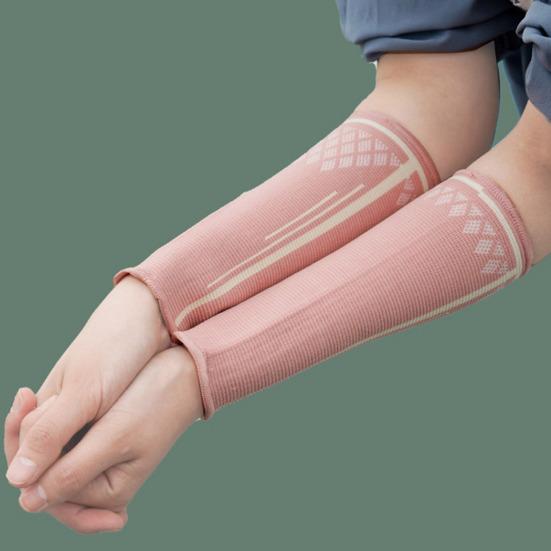 1 Pair Sports Wristband Stretchy Breathable Sweat Absorbing Wrist Compression Sleeve Men Women Volleyball Basketball Tennis Knitted Wrist Brace