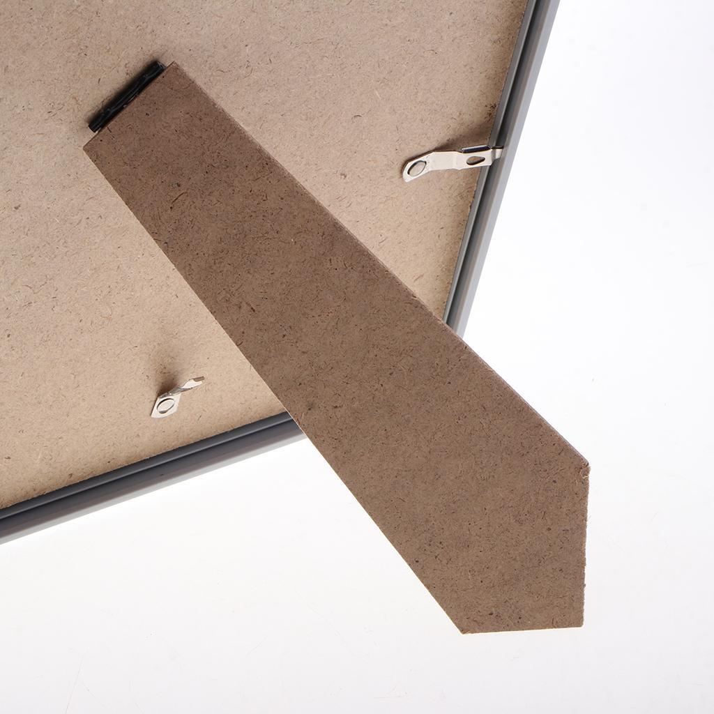 A4 Size Wooden Diploma Certificate Photo Artwork Picture Frame Silver