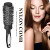 Runder Lockenroller Kamm Haarstyling Nylonbürste Thermisches Aluminiumrohr Zylinder Haarkamm für Frau Mann Haare föhnen und trocknen