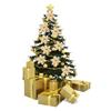 Glitter Christmas Flower Artificial Flowers Merry Christmas Decorations Home Xmas Tree Ornaments 5pcs