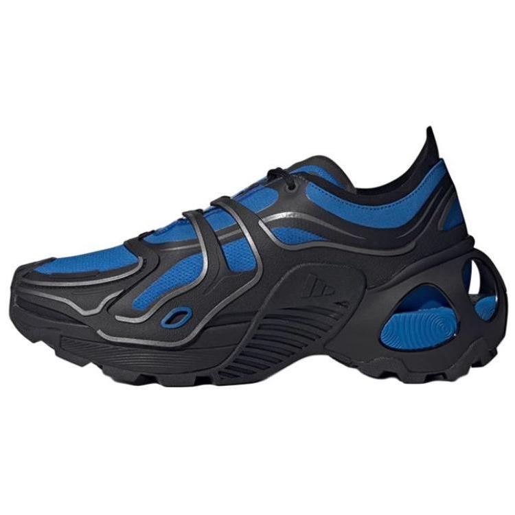 Adidas Edge Runner Anti-Slip Wear-Resistant Low-Top Casual Shoes Unisex Black Blue Sneakers JH7204