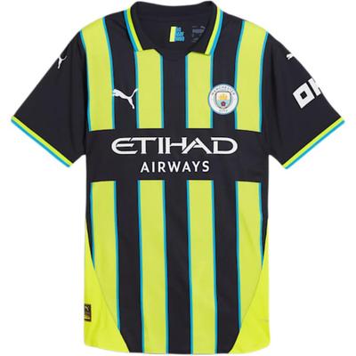Manchester City Football Club Seria Ss24 Logo Marki Modne Polo Krótki Rękaw Koszulka Piłkarska Męskie koszulki Żółty Niebieski 775085-02