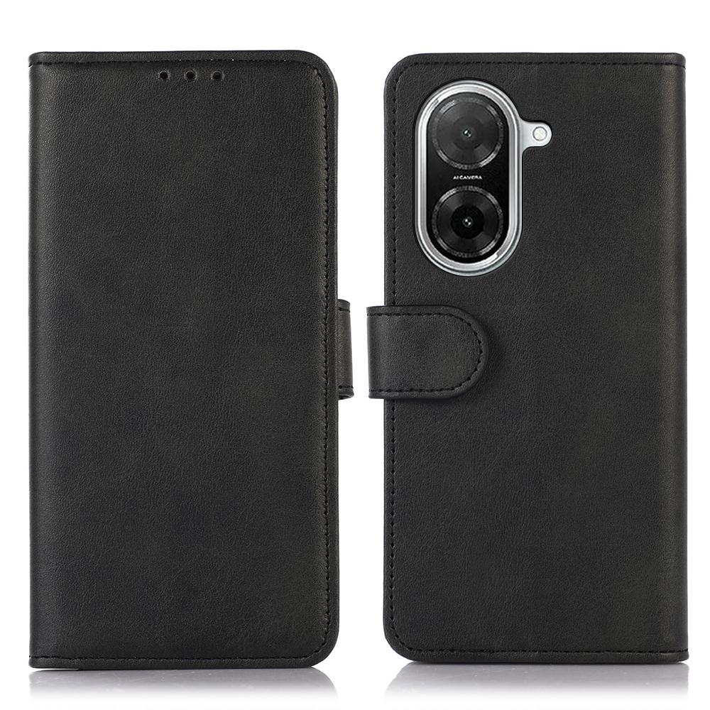 For Xiaomi Poco C71 4G/Redmi A5 4G (171.7*77.8*8.3mm) Case Cowhide Texture Leather Wallet Phone Cover with Stand