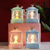 Princess Girl Heart Series Crystal Wind Lamp Girl Festival Gift Battery Aaa