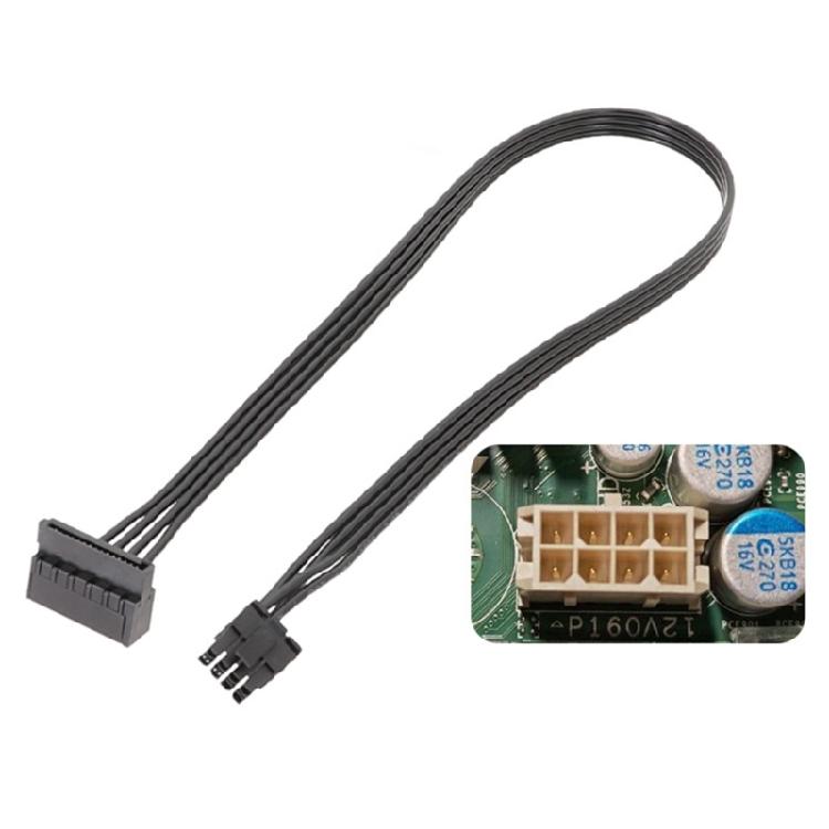 Small 8 Pin To SATA Power Cable Motherboards SSD Hard Drive Power Supply Cord