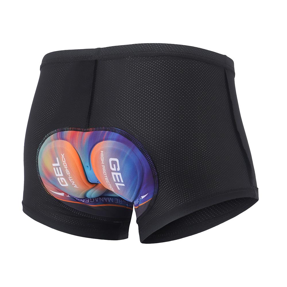 ARSUXEO Men s Cycling Underwear Cycling Shorts Bicycle Breathable Gel Padded Shockproof Underpants Road Mountain Bike Short 001F M